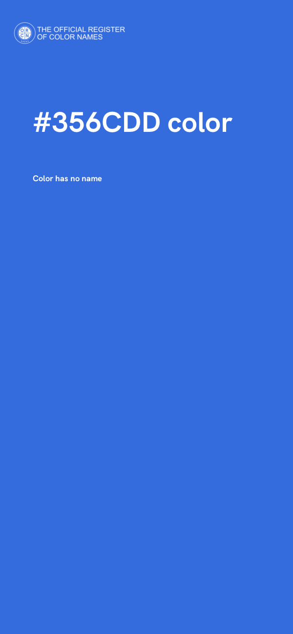 #356CDD color image