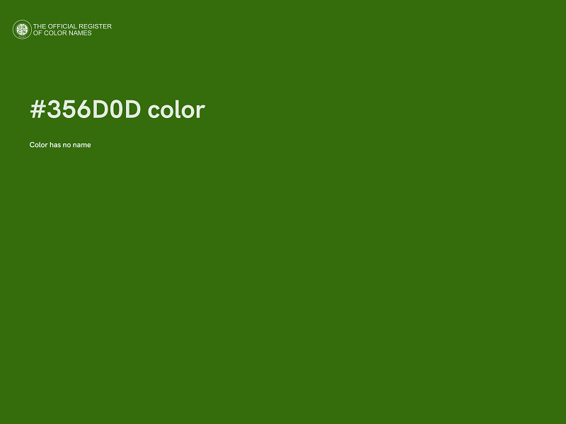 #356D0D color image