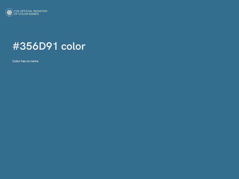 #356D91 color image