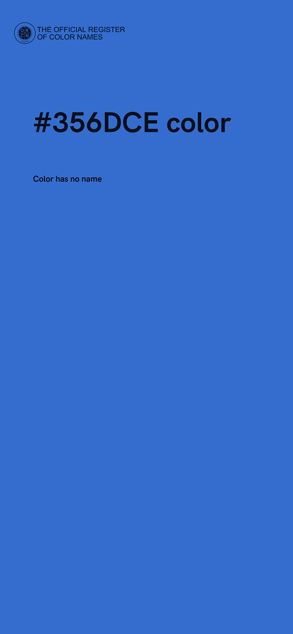#356DCE color image