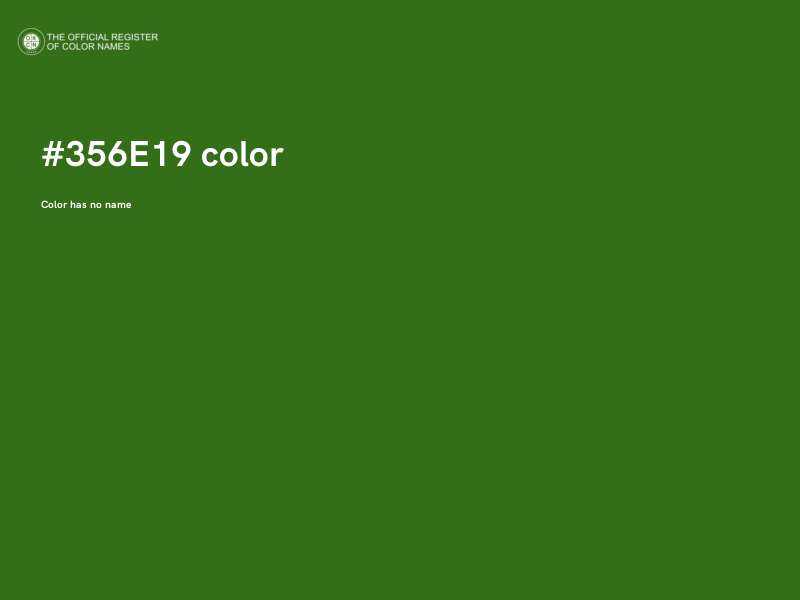 #356E19 color image