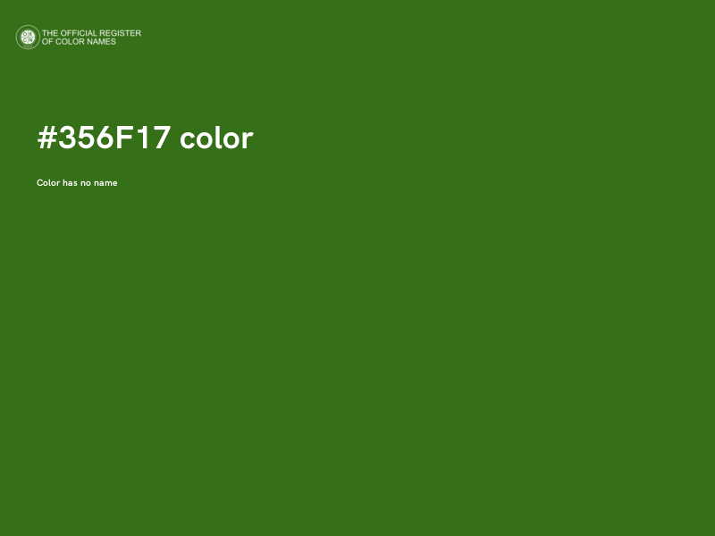 #356F17 color image