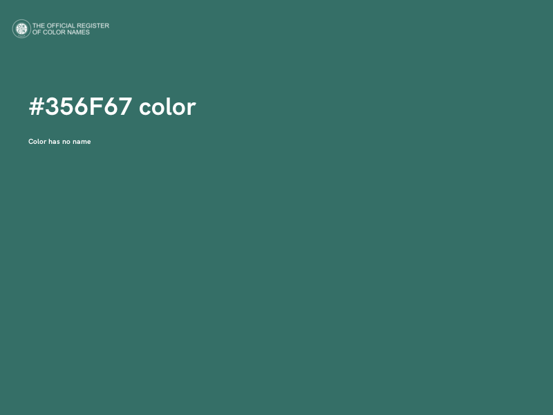 #356F67 color image