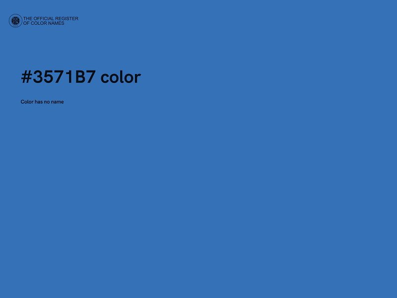 #3571B7 color image