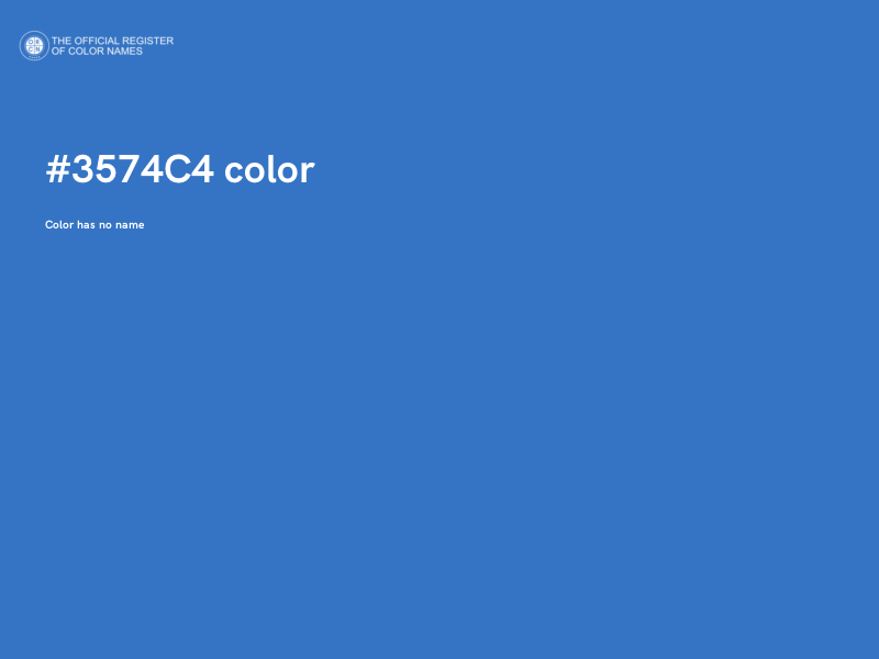 #3574C4 color image