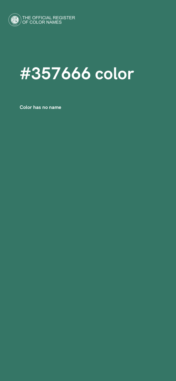 #357666 color image