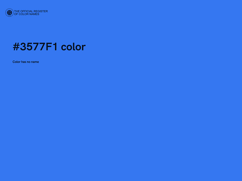 #3577F1 color image