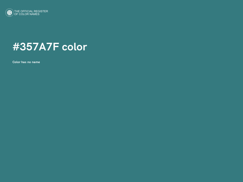 #357A7F color image
