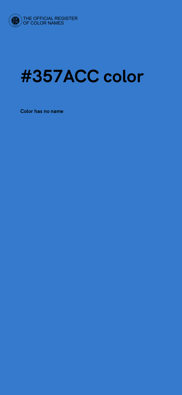 #357ACC color image