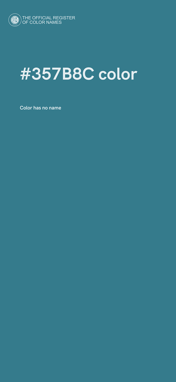#357B8C color image