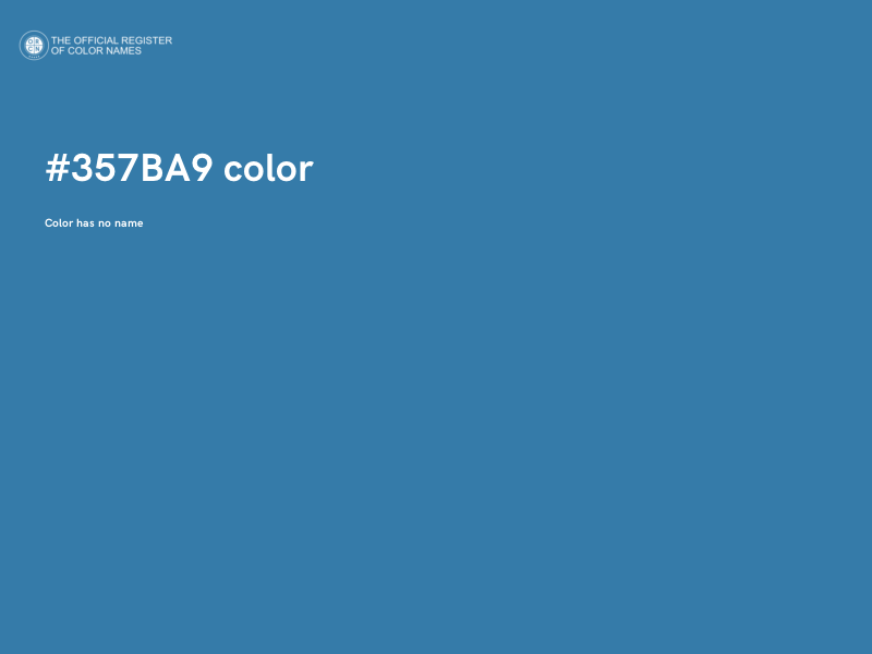 #357BA9 color image