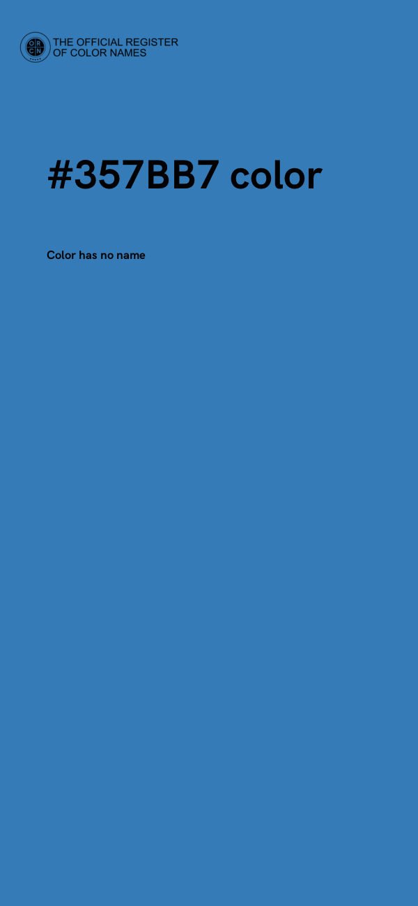#357BB7 color image