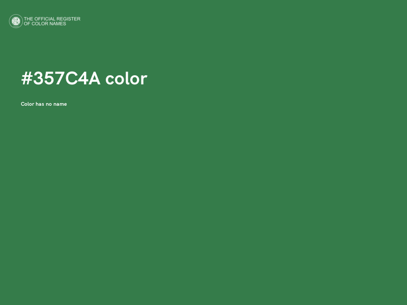 #357C4A color image