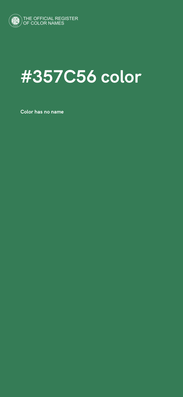 #357C56 color image