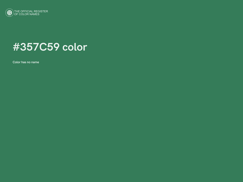 #357C59 color image