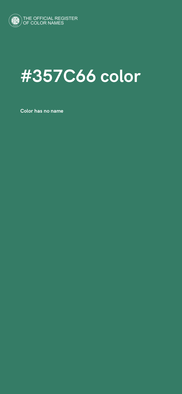 #357C66 color image