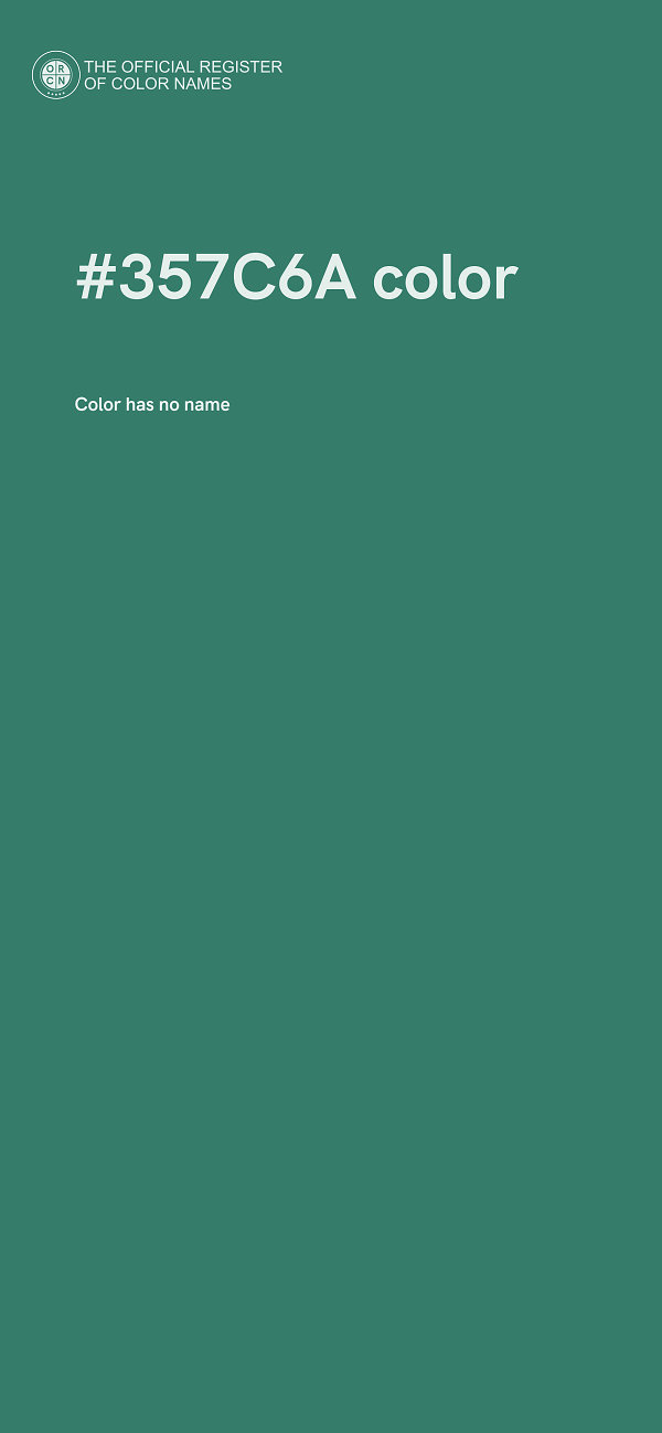 #357C6A color image