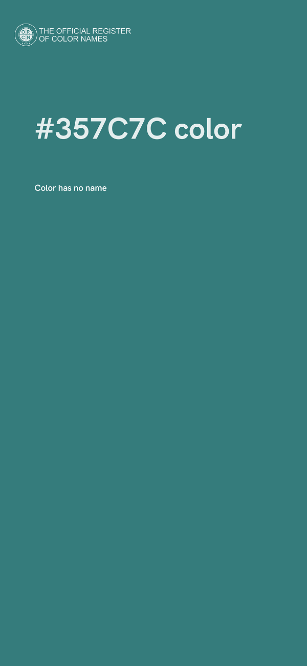 #357C7C color image