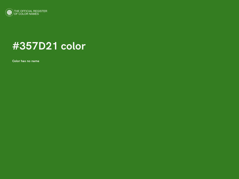 #357D21 color image
