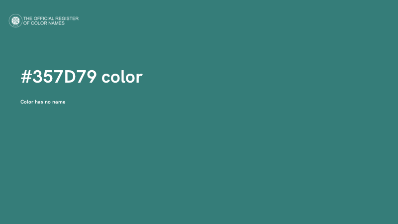 #357D79 color image