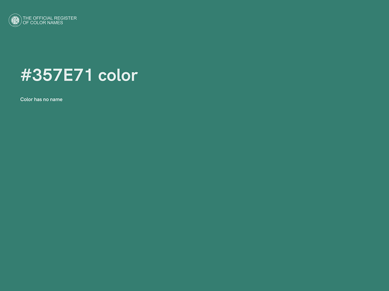 #357E71 color image