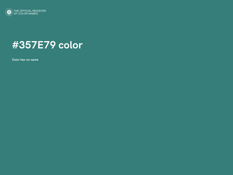 #357E79 color image