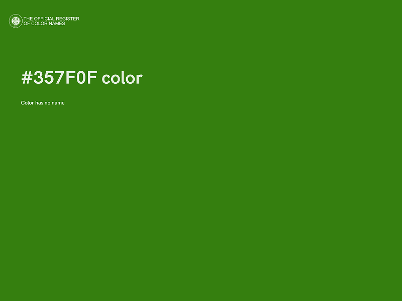 #357F0F color image