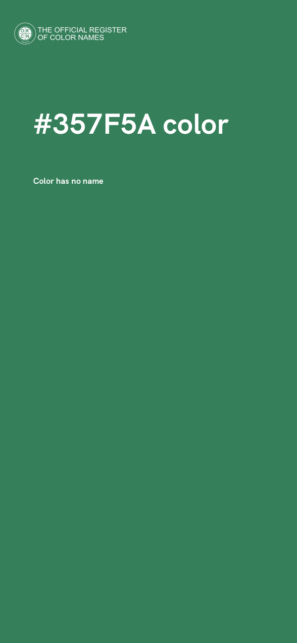 #357F5A color image