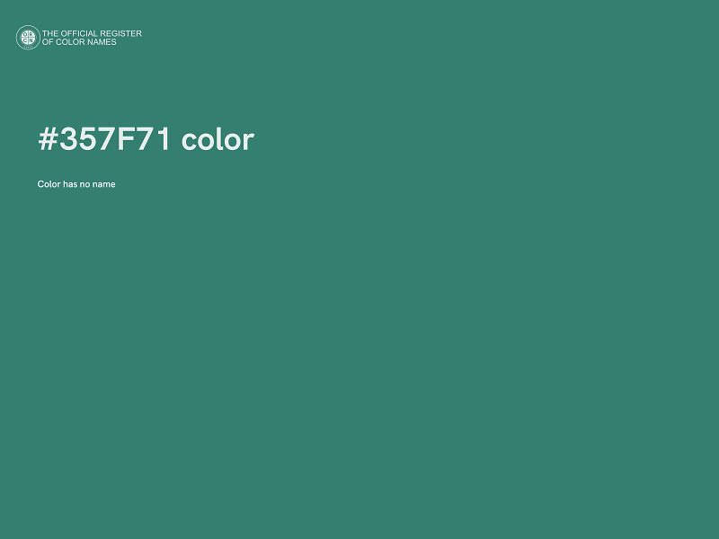 #357F71 color image