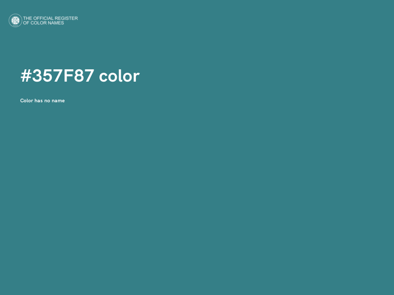 #357F87 color image