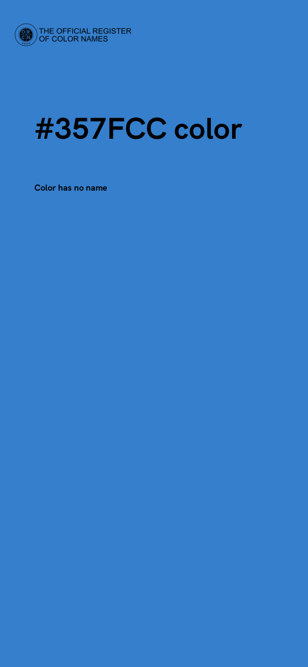 #357FCC color image