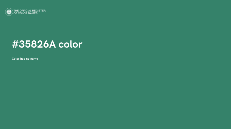 #35826A color image