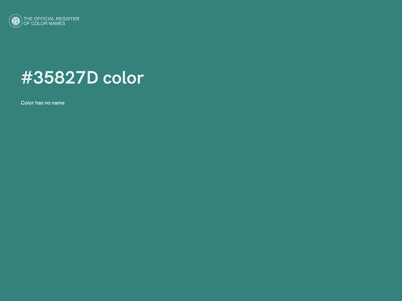 #35827D color image