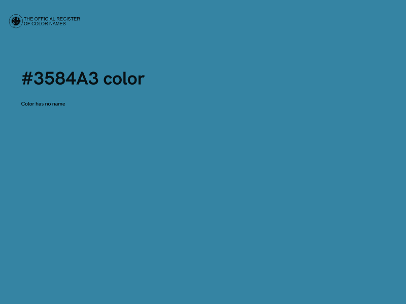 #3584A3 color image