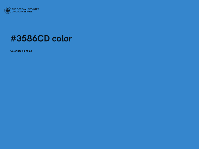 #3586CD color image