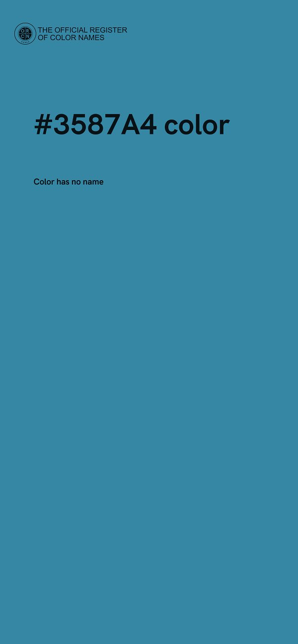 #3587A4 color image