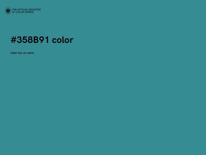 #358B91 color image