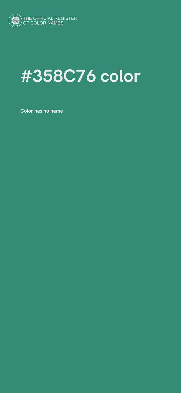 #358C76 color image