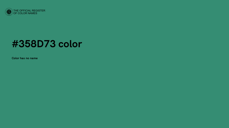 #358D73 color image