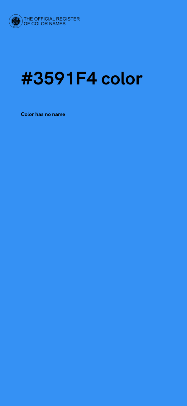 #3591F4 color image