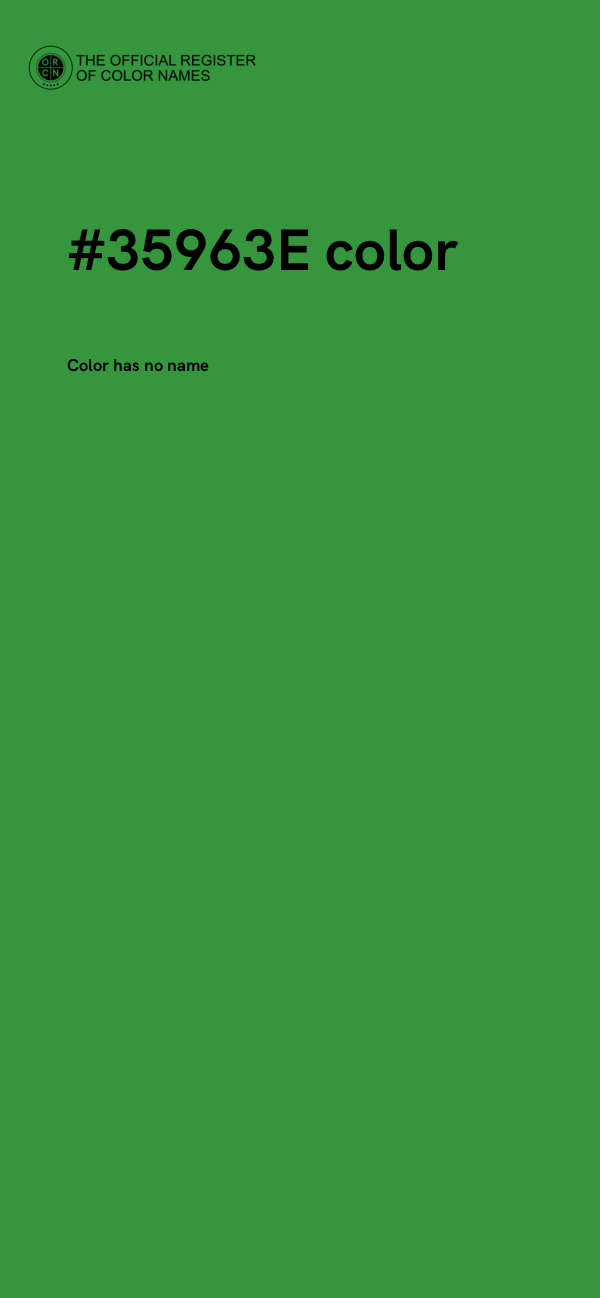 #35963E color image