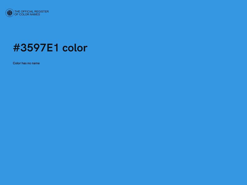 #3597E1 color image