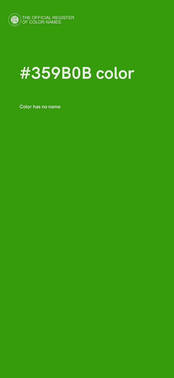#359B0B color image