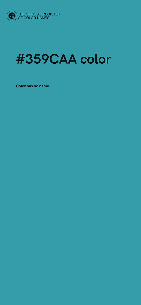 #359CAA color image