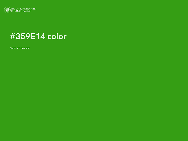 #359E14 color image