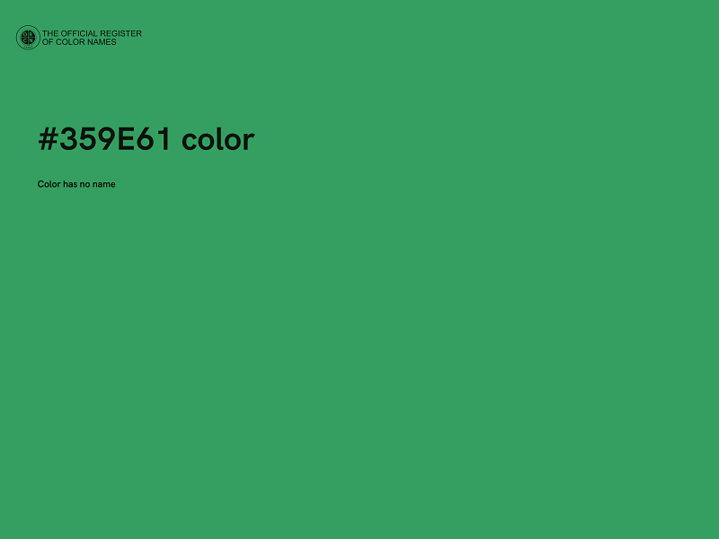 #359E61 color image