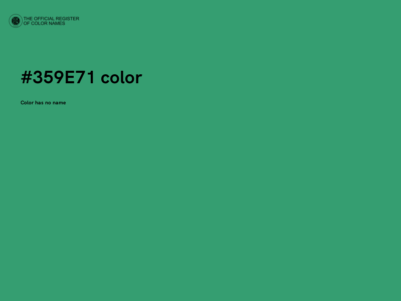 #359E71 color image