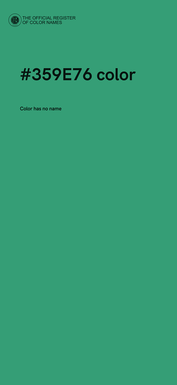 #359E76 color image