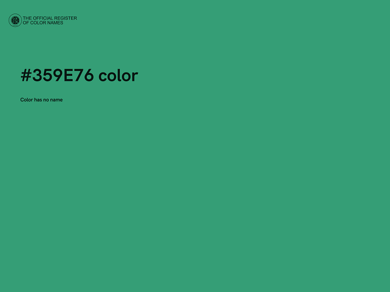 #359E76 color image