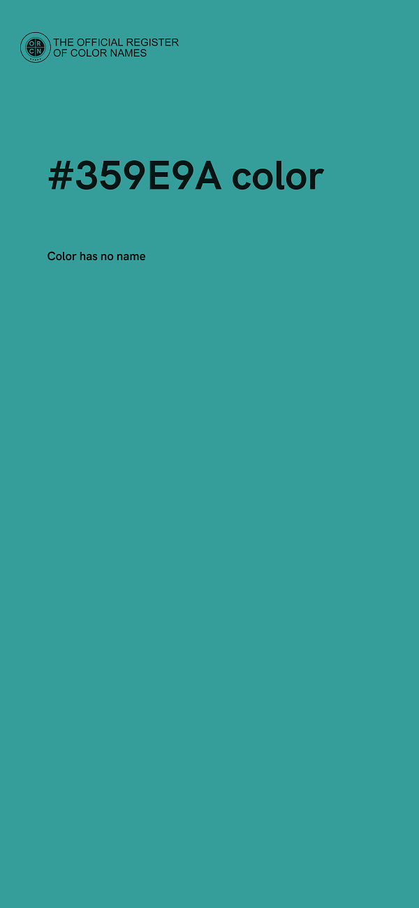#359E9A color image